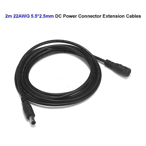 DC Cable 5.5mm x 2.1mm DC Power Cable Extension Cord 1M/2M/3M/5M/10M Male  To Female DC Cable For CCTV Security Cameras LED Strip - AliExpress