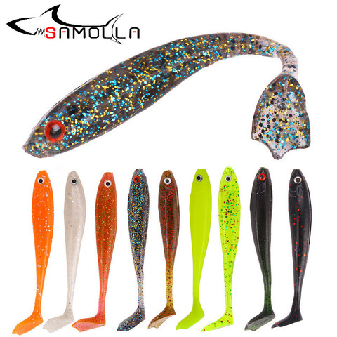 Soft Lure T Tail Fishing Lure Bait Weights 5g/8.4cm Fishing Tackle Saltwater Lures Isca Artificial Ephemera Soft Bait Fake Fish ► Photo 1/5