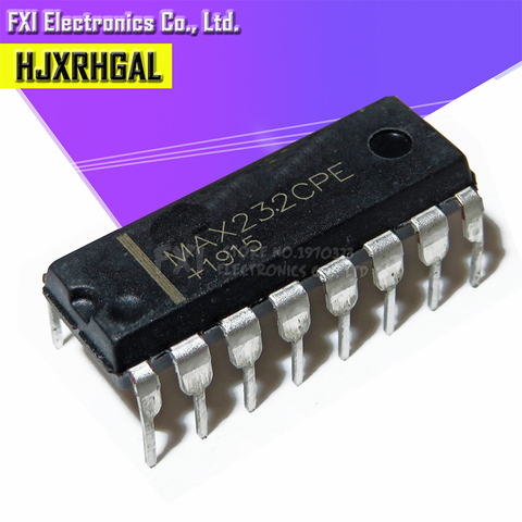 10PCS MAX232CPE MAX232C DIP16 DIP MAX232 RS-232 Drivers/Receivers New original ► Photo 1/2