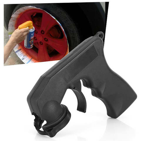 Spray Adaptor Paint Care Aerosol Spray Gun Handle with Full Grip Trigger Locking Collar Maintenance Repair Tool Car Accessories ► Photo 1/6