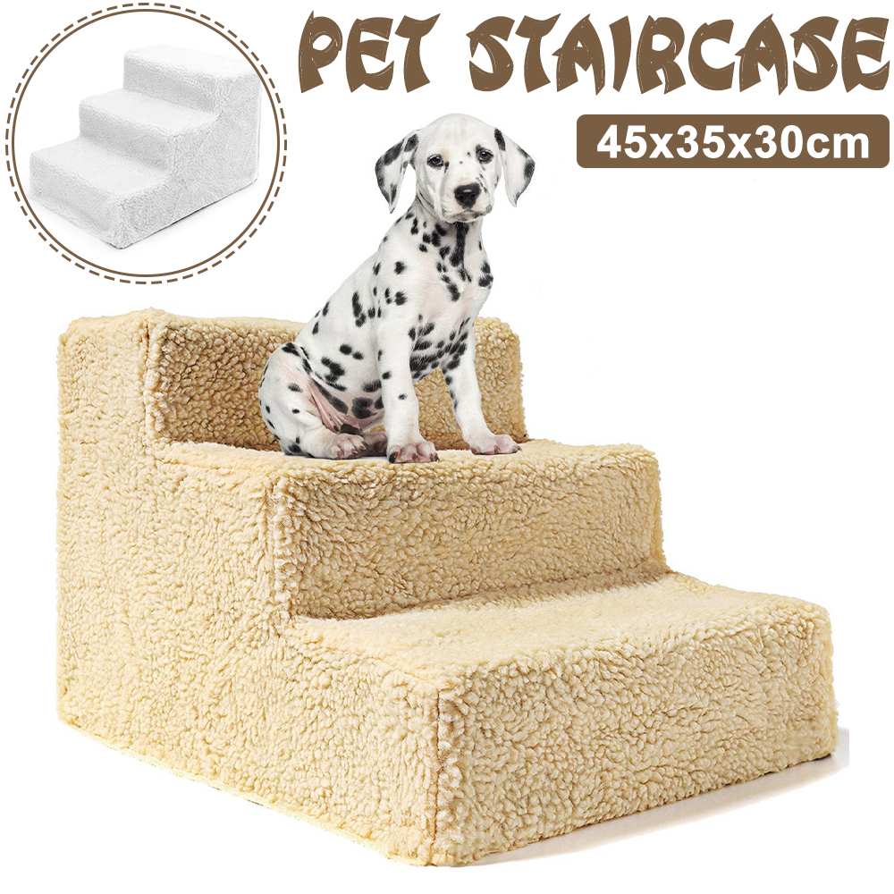 Dog Stairs Pet 2 Steps Stairs for Small Dog Cat Pet Ramp Ladder Anti Slip Removable Dogs Bed Stairs Pet Supplies 