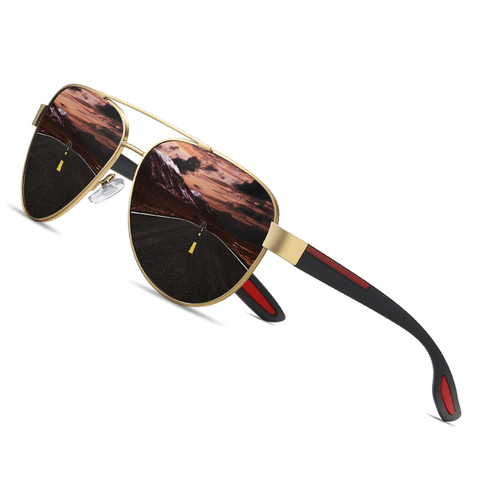 Vintage Polarized Sunglasses For Men Women Pilot Aviation 
