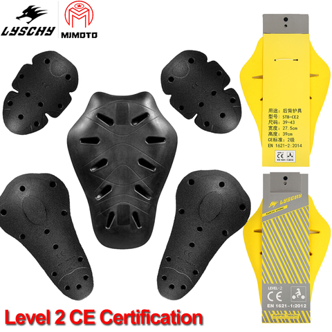 5Pcs CE Motorcycle Jacket Soft Armor Protector Motorbike Racing Suits Rubber Protective Devices Internal Gear CE authentication ► Photo 1/6