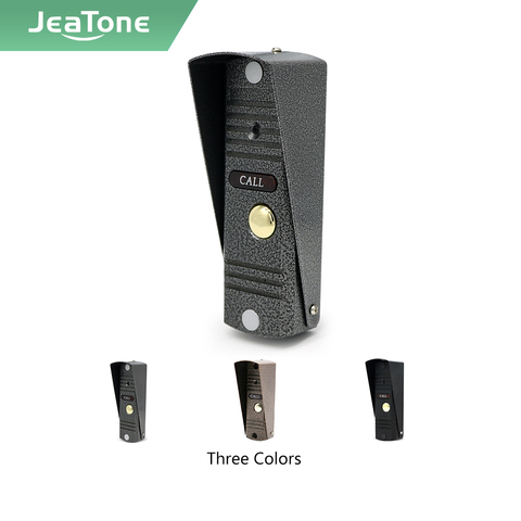 Jeatone Tuya smart 3colors WIFI 4-Wired video intercom doorbell Wide angle Interphone,IP65 Weatherproof,AHD IR camera for Night ► Photo 1/6