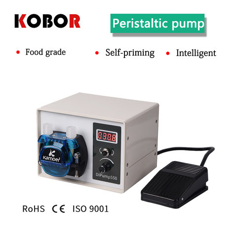 intelligent mini pump, small food grade circulating self-absorbent large flow pump, automatic Peristaltic pump, 220v DC pump ► Photo 1/5