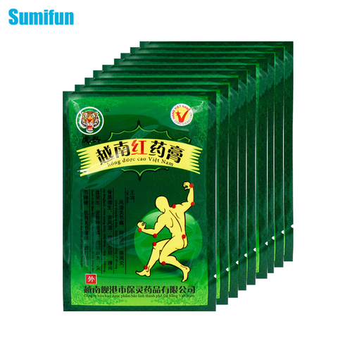 Sumifun 8Pcs Vietnam Red Tiger Balm Pain Patch Back Muscle Joints Plaster Chinese Herbal Medical Plaster C075 ► Photo 1/6