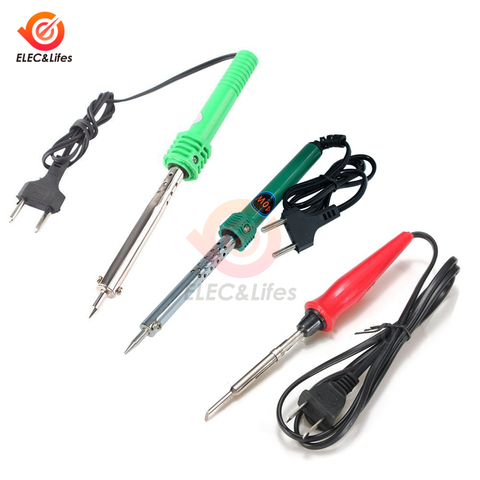 AC 220V-240V 35W 40W 60W Electric Soldering Iron Mini Handle Heat Pencil Solder Welding Rework Station Repair tool EU/US Plug ► Photo 1/6