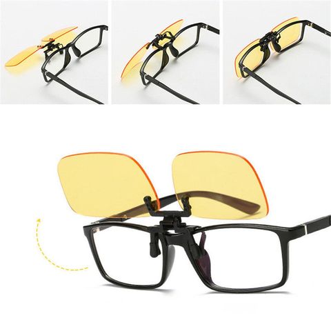 1pcs Clip On Blue Light Filter Blocking Glasses Office Computer Anti Blue Ray Clip On Eyeglasses UV Strain Relief For Women Men ► Photo 1/6