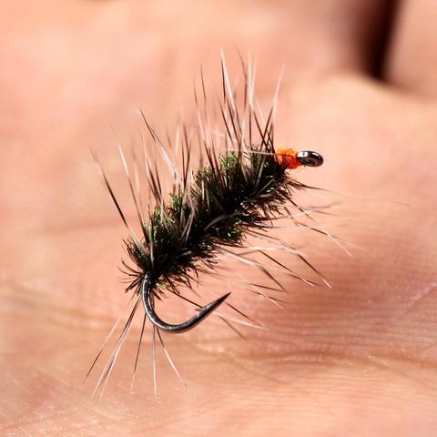 Bimoo 6PCS/Pack Dry Fly Griffith's Gnat Midge Fly Trout Fly Fishing Flies Bait Size 14 16 18 20 ► Photo 1/6