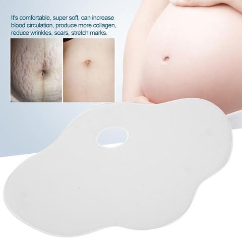 1pc Silicone Anti-Wrinkle Belly Stomach Pads Paste Stickers  Reusable Washable Removal Stretch Marks Caesarean Section Scars ► Photo 1/6