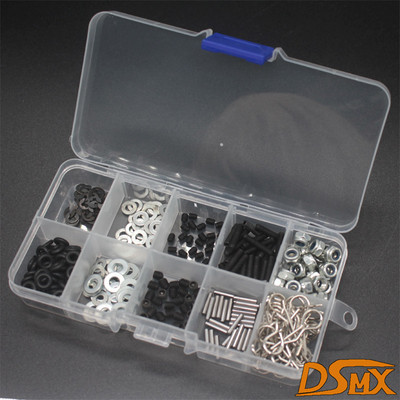 HSP 1/10 RC Car screws and screw the cartridge parts for all common screw nut bolt pin shim combination 340PCS 02053 02037 02078 ► Photo 1/1