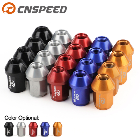 closed-end 20pcs 35mm Racing Lug Nut m12x1.5 Racing Forged 7075-t6 Aluminum HEX 19mm Wheel Lug Nuts Jdm Style Yc101089 ► Photo 1/6