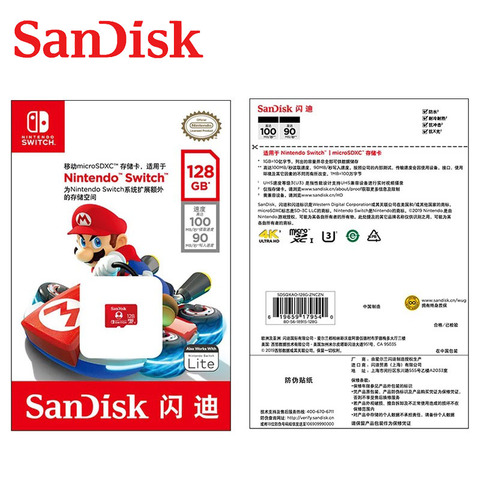 Buy Online Sandisk Memory Card 128gb 64gb 256gb Micro Sd Card New Style For Nintendo Switch Microsd Tf Card Sdxc Uhs I With Adapter Alitools