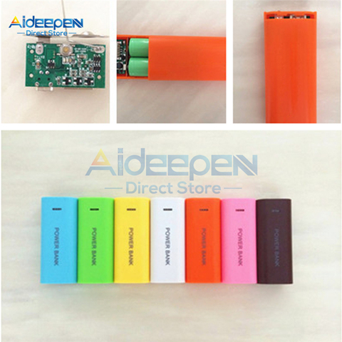 5600mAh 2X 18650 USB Power Bank Battery Charger Case DIY Box For iPhone For Smart Phone MP3 Electronic Mobile Charging DC 5V 1A ► Photo 1/6