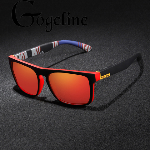 2022 Square Polarized Sunglasses Mirror Ultralight Glasses Frame Sport Sun Glasses Male UV400 Driver Shades Coating Oculos ► Photo 1/6