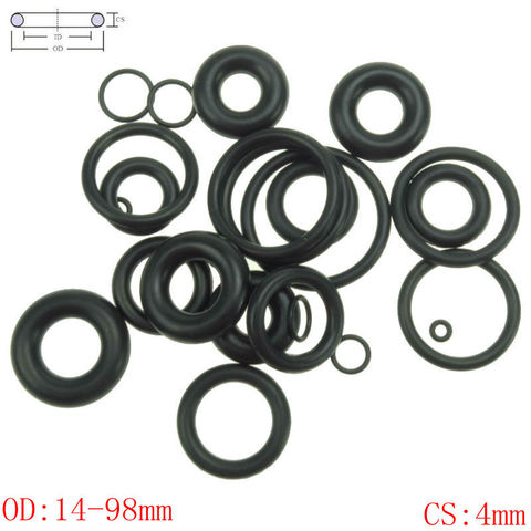 CS 4mm OD12-98mm NBR Rubber O Ring O-Ring Oil Sealing Gasket Automobile Sealing ► Photo 1/5