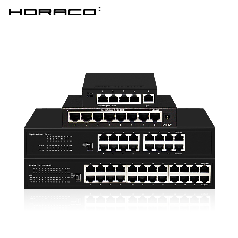 5/8/16/24 Gigabit Ethernet Switch 10/100/1000Mbps RJ45 LAN Fast Desktop Network  Switch with Loop Alarm VLAN Extend Function - Price history & Review, AliExpress Seller - HORACO Official Store