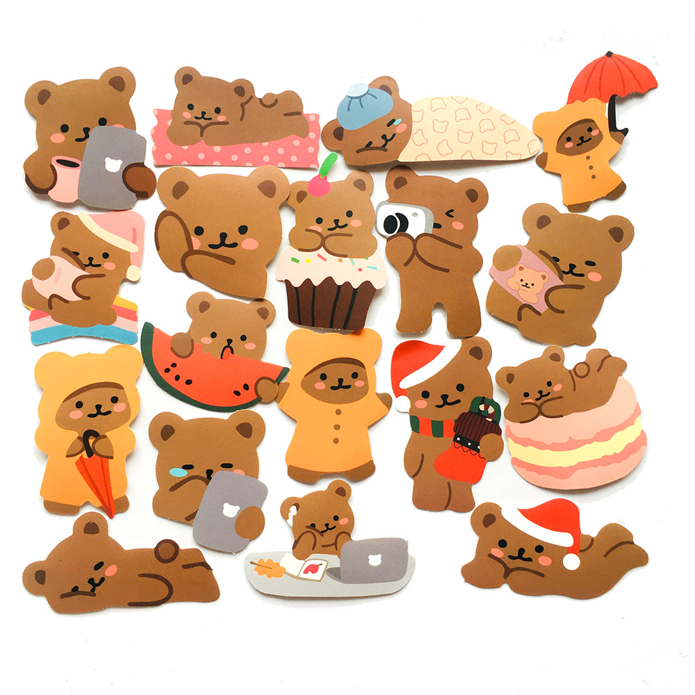 price history review on 60 sheets creative cute mini bear paper sticker decoration diary scrapbooking label sticker kawaii korean stationery stickers aliexpress seller fabulous excllent articles store alitools io