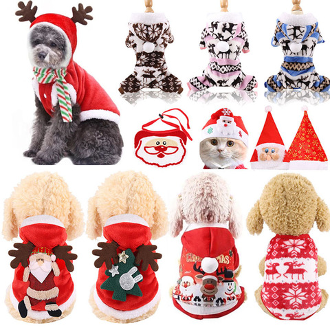 Dog Coat Christmas Dogs Clothes Costume Santa Claus Costume for Puppy Pet Cat Xmas Accessories for New Year Festival Holiday ► Photo 1/6