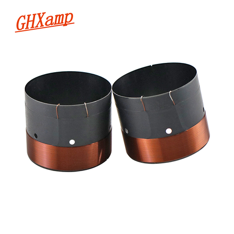 GHXAMP 63.5MM BASS Voice coil SubWoofer 8OHM Balck Aluminum Sound Air Outlet Hole For 12