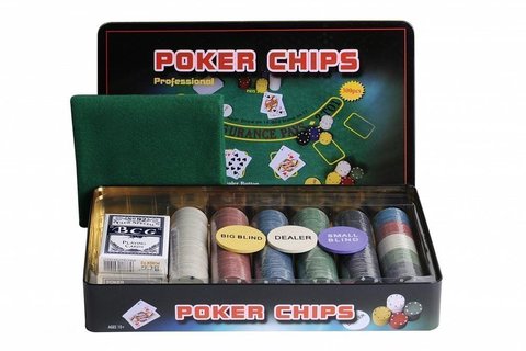 Holdem light poker set on 300 chips with hl300 rated ► Photo 1/3