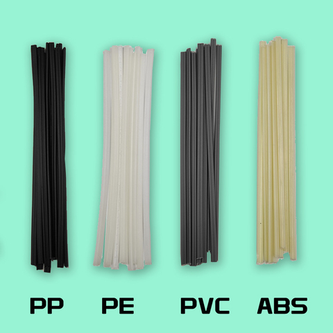 50pcs Plastic Welding Rods Bumper Repair ABS/PP/PVC/PE Sticks Soldering Supplies Grey White Black Beige Color ► Photo 1/6