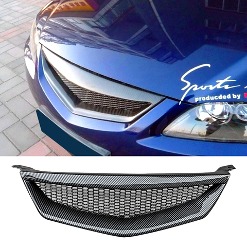 Racing Grill Bumper Carbon Surface Mesh Front Grill Refit Accessories For First Generation Mazda 6 2003-2010 GR Style M6 08-16 ► Photo 1/6