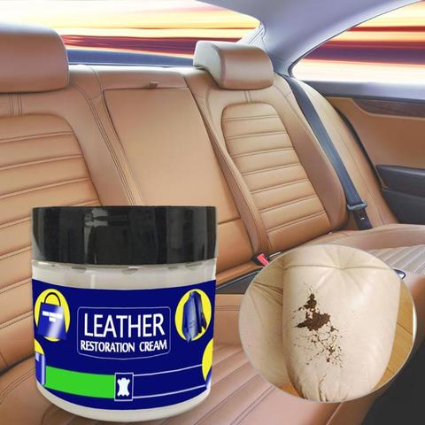 Car Seat Leather Restoration Vinyl Repair Kit Auto Car Seat Sofa Leather  Holes Scratch Cracks Rips Liquid Leather Repair Cream