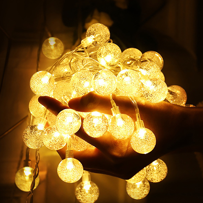 5M 40 LED 10M 80LED Rattan Ball LED String Fairy Light Lamp Wedding Party Decor