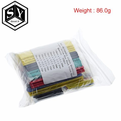 328pcs Heat Shrink Tubing Insulation Shrinkable Tube Assortment 2:1 Heat Shrink Tubing Colorful Wrap Wire Cable Sleeve DIY Kit ► Photo 1/6