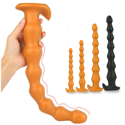 Super long Anal Beads Big Butt Plug 7 Balls Anus Expansion Stimulator Prostate Massage Adult Anal Sex Toys For Woman Men Gay ► Photo 1/6