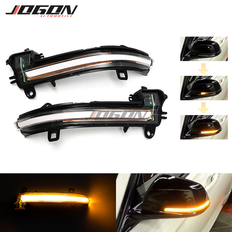 LED Dynamic Turn Signal Light Side Mirror Sequential Lamp For BMW 1 2 3 4 Series F20 F21 F22 F23 F30 F31 F32 F33 F34 X1 E84 i3 ► Photo 1/6