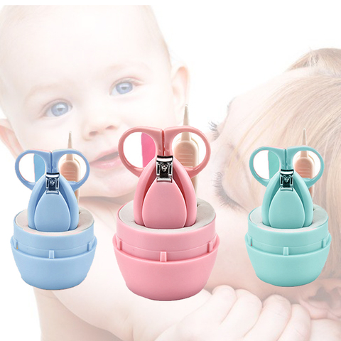 Newborn Baby Nail Scissor Baby Nail Care Tool Kid Safe Portable Nail  Clipper Trimmer File Tweezer With Box Children Manicure Kit - AliExpress