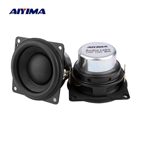 AIYIMA 2Pc 2 Inch Full Range Audio Speakers 8 Ohm 15W Hifi Stereo Sound Amplifier Bluetooth Speaker DIY Home Theater Loudspeaker ► Photo 1/6