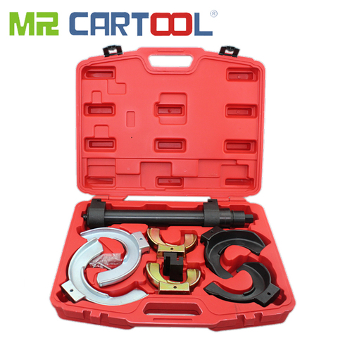 MR CARTOOL Universal Shock Absorber Spring Compressor Kit Interchangable Fork Strut Coil Spring Compressor Extractor Auto Tool ► Photo 1/6