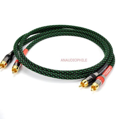 HiFi RCA Audio Cable HiFi RCA Male To Male RCA Interconnect Cable For Preamp Amplifier DAC CD Player RCA Phono Cable ► Photo 1/3