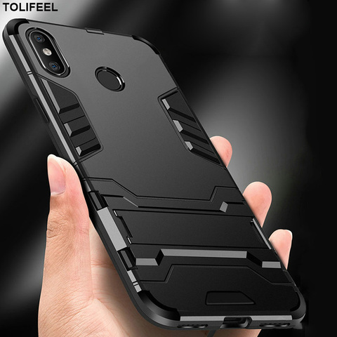 For Xiaomi Redmi 6 6A Note 6 Pro Case Silicone Cover Anti-Knock Hard PC Robot Armor Slim Phone Back Cases For Xiaomi Mi A2 Lite ► Photo 1/6