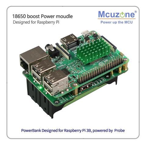 18650 charge and boost PowerBank for Raspberry Pi Dual output up to 5V3A WS2812 Radar  4G LTE steering engine ► Photo 1/6