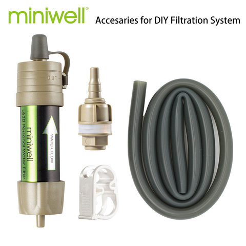 Miniwell water filter system with 2000 Liters filtration capacity for outdoor sport camping emergency survival tool ► Photo 1/5