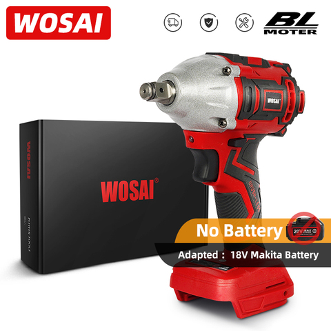 WOSAI MT Series Electric Wrench 20V Brushless Motor Impact Wrench Rechargeable Li-ion Battery Power Tool Cordless Hand Drill ► Photo 1/6