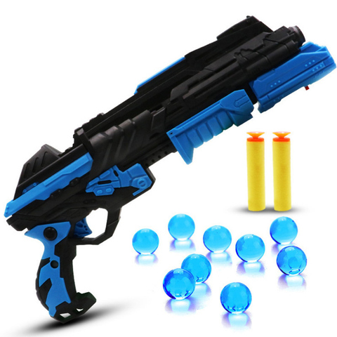 Buy Online Christmas Gift Crystal Bullet Gun Dual Mode Guns Toy Bomb Soft Bullet Long Range Water Air Soft Children Toy Guns Gifts 6800 Alitools