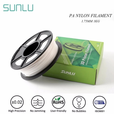 SUNLU PA Nylon V2 3D Printer Filament High tensile Strength Nylon Filament 1.75mm 1KG 3D Printing Material ► Photo 1/6