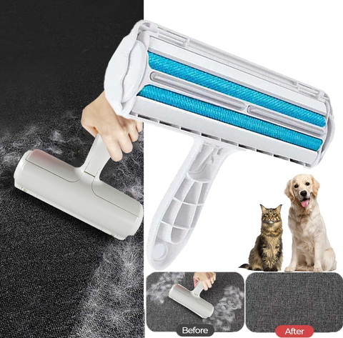 Remove Pet Dog Hair Roller Remover Brush Carpet Cleaning Cat Lint Sticking Clean