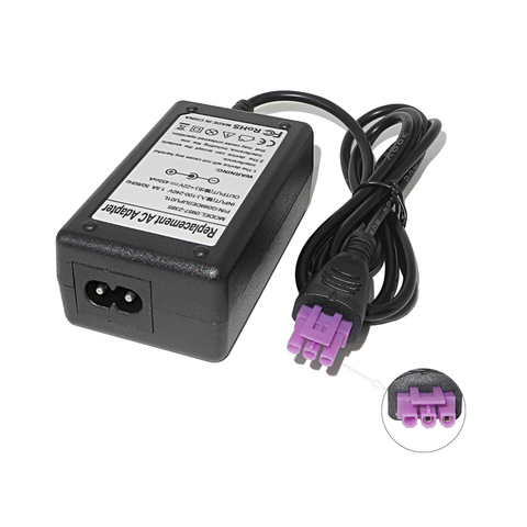 Printer Power Adapter for HP Deskjet 0957-2385 1518 1510 1010 22v 455ma 2 Prong Scanner Ac Dc Charger ► Photo 1/6