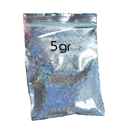 5g High quality super holographic glitter dust 008