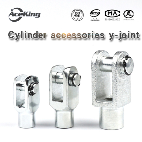 SC standard cylinder accessories Y Y type joint - 32/40/50/63/80/100/125/160 M6x1 M8x1. 25 M10x1. 25 M12x1. 25 M16*1.5  M20 *1.5 ► Photo 1/6