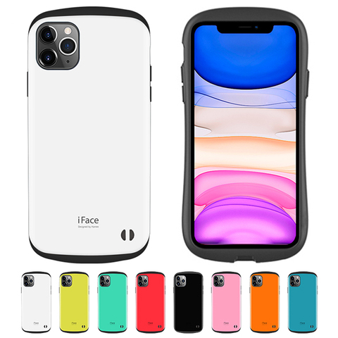 iFace Bumper Shockproof Color Case For iphone 11 pro Max Anti-falling hard shell Case For iPhone 11 XS Max X XR Back Cover Case ► Photo 1/6