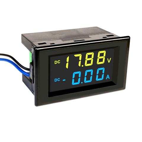 1PCS D85-3050AG Double Digital Display LCD Voltmeter Ammeter DC19.99V-600V Voltage Meter Current Meter Tester Monitor Panel ► Photo 1/6