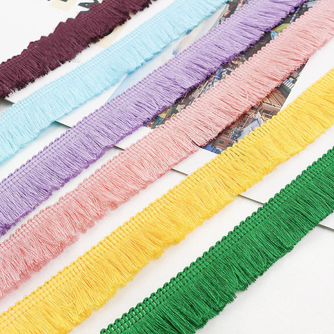 1m Thicken Tassel Trims 2.5cm Wide Polyester Curtain/Pillow Trim Earring/Bag Clothing Decorative  Lace Fringe Sewing ► Photo 1/6