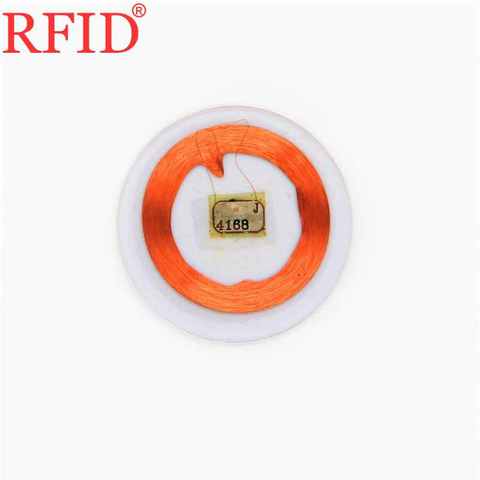 ID 125Khz 20mm EM4100 TK4100 Transparent Circular Coin Card Read Only Keyfobs RFID Proximity Token Access Control Fast Shipping ► Photo 1/5